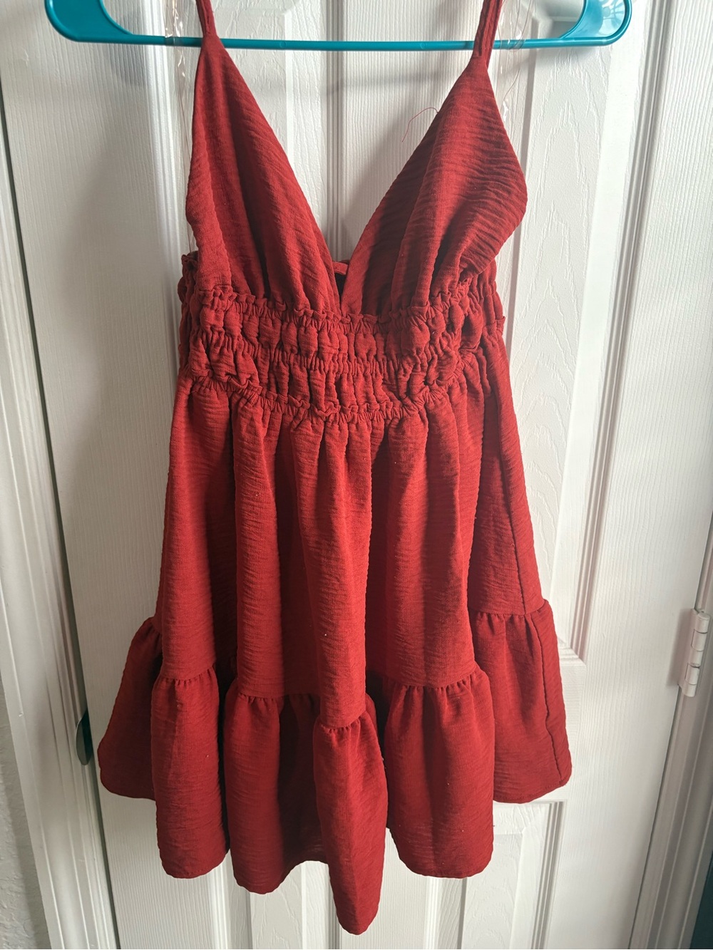 Women’s Smocked V-Neck SummerDress